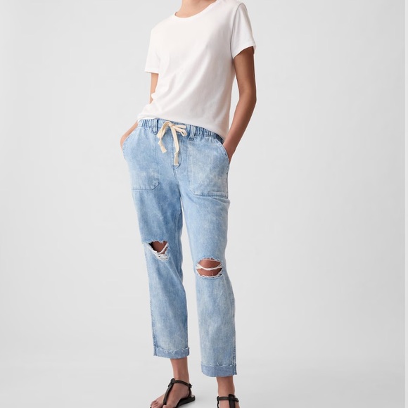 Gap “east denim utility jeans”. Size M. - Picture 1 of 6